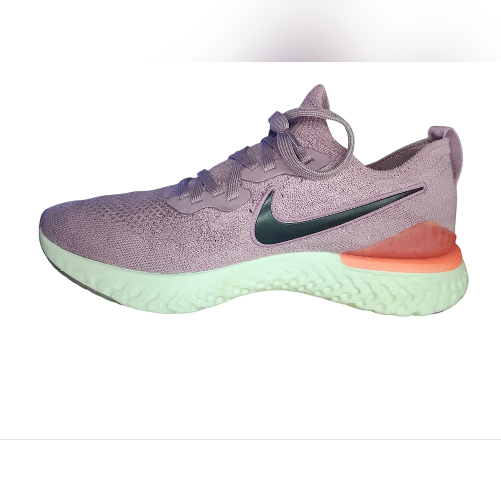 Nike Epic React Flyknit 2 'Plum Dust', Womens 9 - Picture 6 of 9